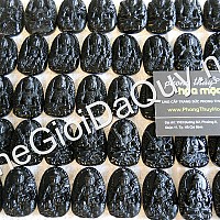 Phật bản mệnh Bất Động Minh Vương nhỏ Obsidian