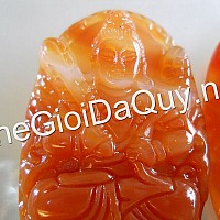 Phật bản mệnh Đại Thế Chí đá mã não nhỏ