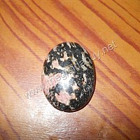 Mặt Oval Rhodonite