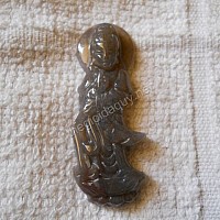 Mặt Quan Âm đá Chalcedony