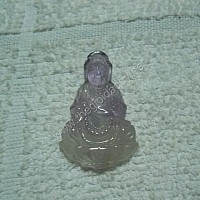 Mặt Quan Âm Thạch Anh tím