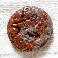 Mặt Rồng Chalcedony cham Rồng Chalcedony, đá Chalcedony, ban đá Chalcedony, Mặt Rồng đá Chalcedony