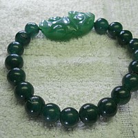 Vòng Tay Tỳ Hưu đá ngoc 10 ly